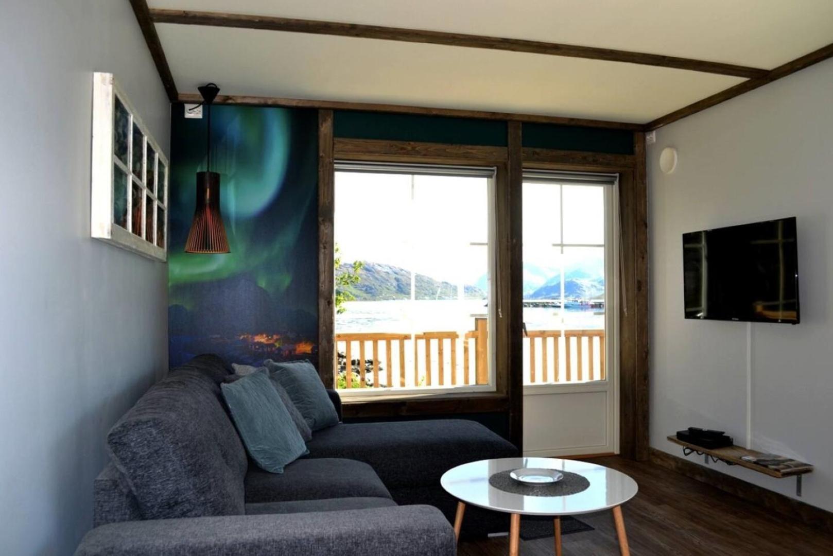 Fredvang Seahouse, Apartment B Bagian luar foto